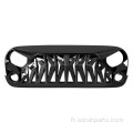 Bark Grille Glossy Black pour Wrangler JK JKU